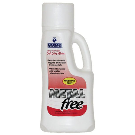 Natural Chemistry Metal Free – 1 L Algaecide for Stain-Free Pool Care