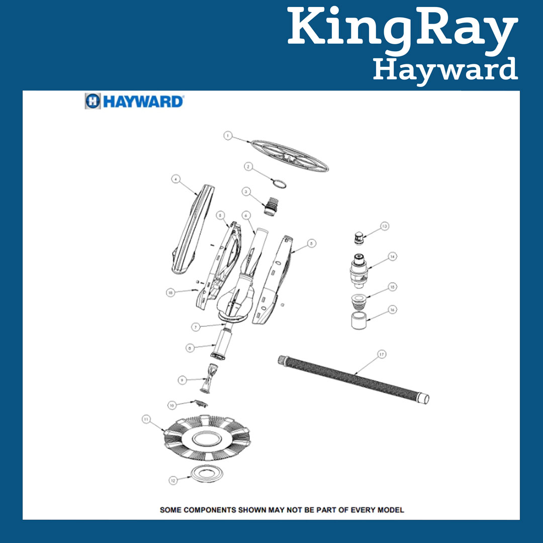 Cleaner Parts List: DV5000-KingRay – ePoolSupply