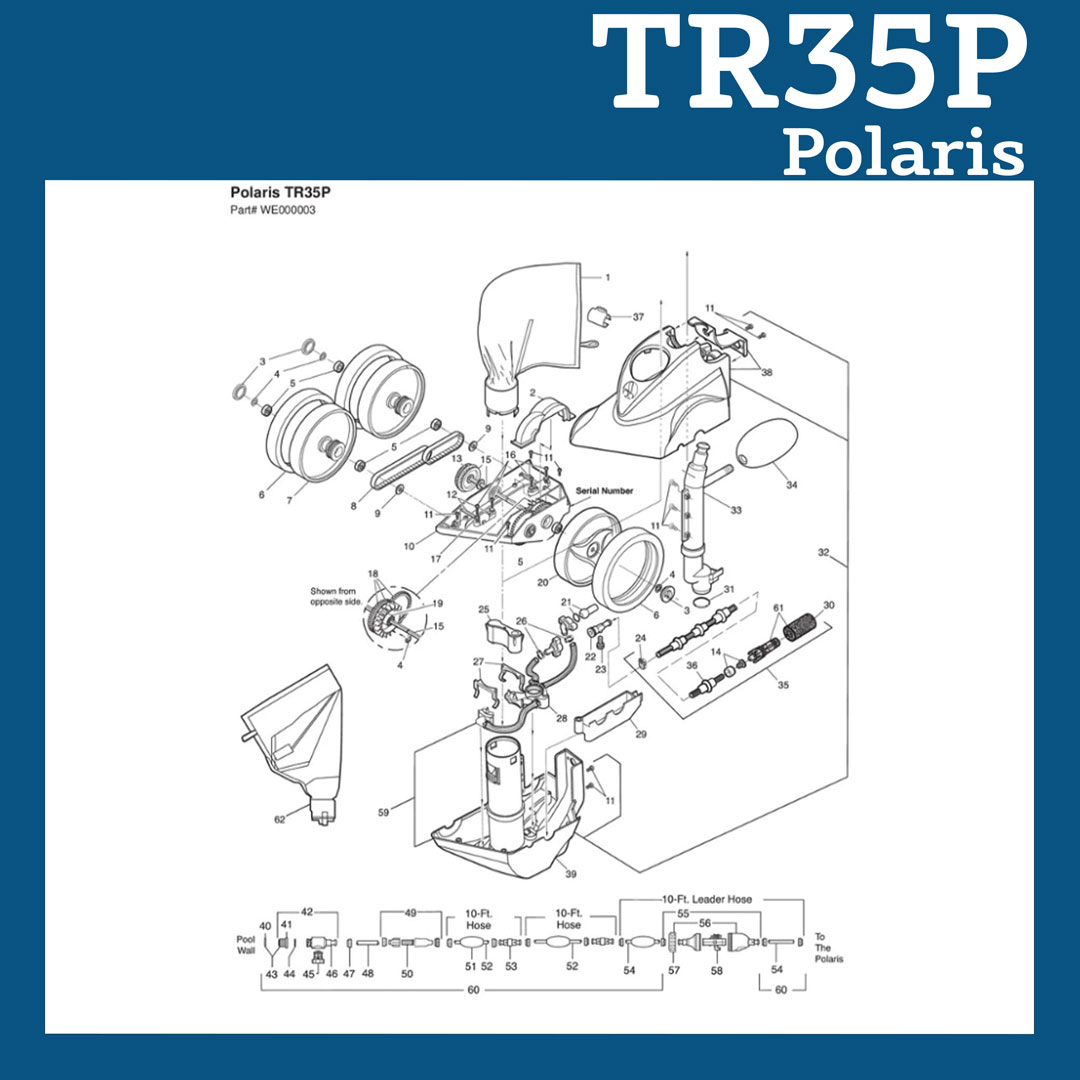 Parts List for Cleaner Parts List: Polaris TR35P