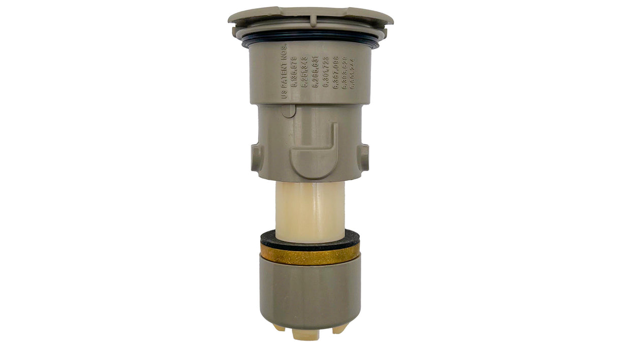Paramount Vanquish Complete In-Floor Cleaning Head Step Nozzle with Caps - Taupe | 004-557-5025-04