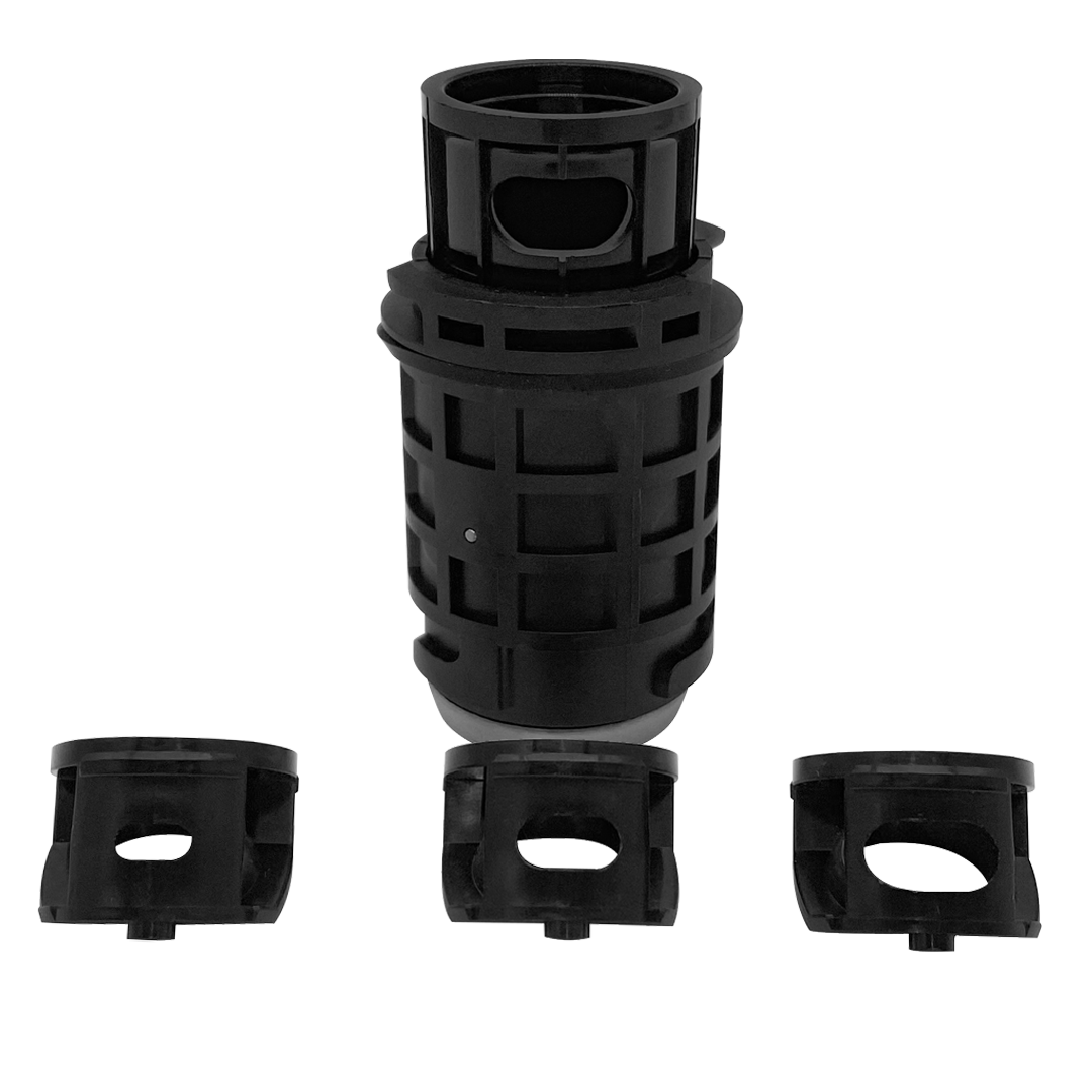 Blue Square Q360 Pop Up Head with Nozzles (Black) | 011420BK