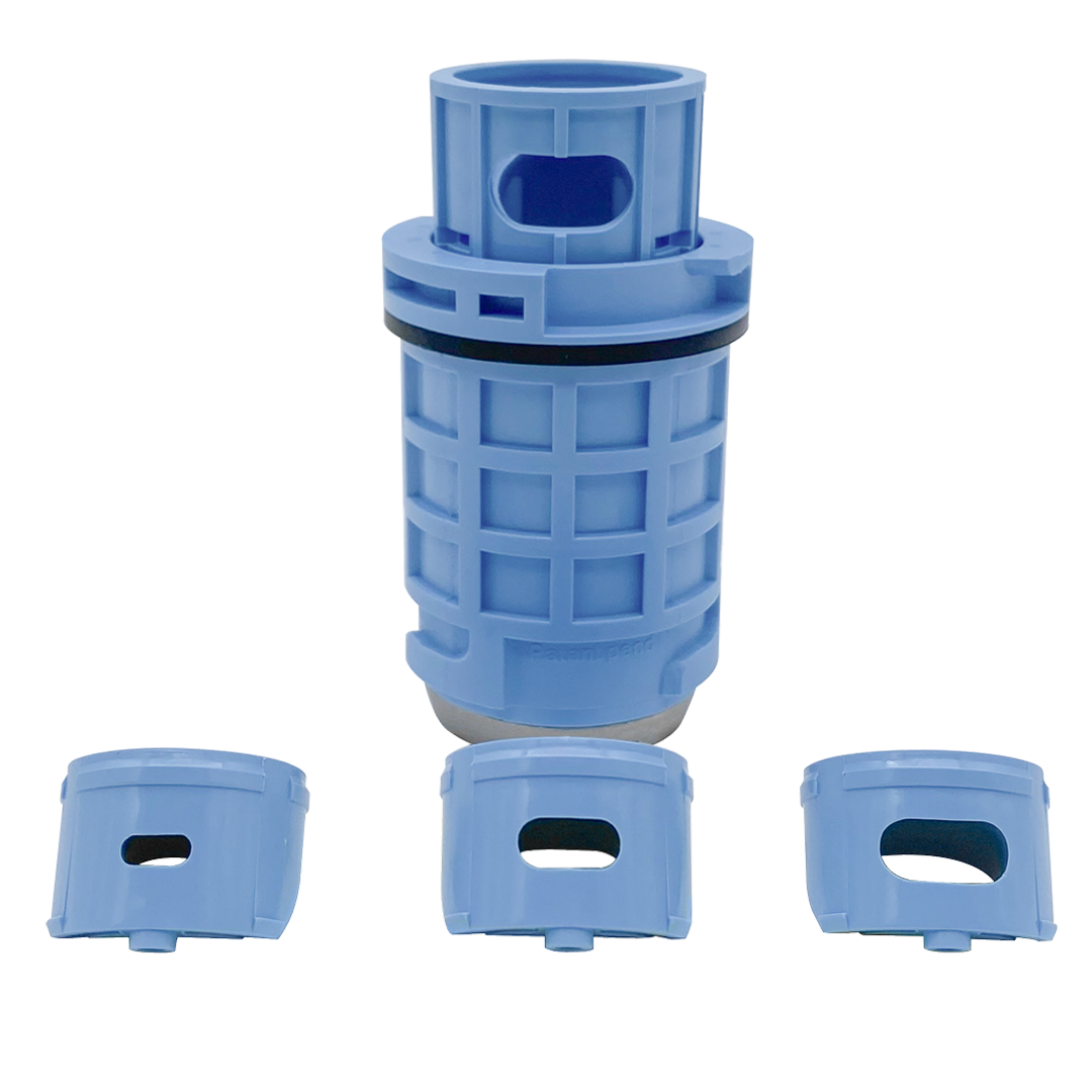 Blue Square Q360 Pop Up Head with Nozzles (Blue) | 011420BL