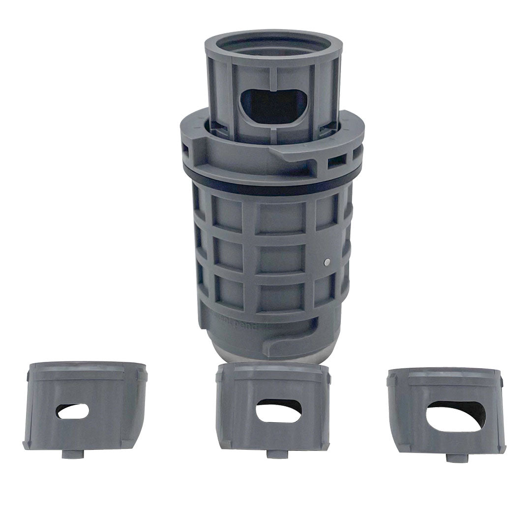 Blue Square Q360 Pop Up Head with Nozzles (Gray) | 011420GR