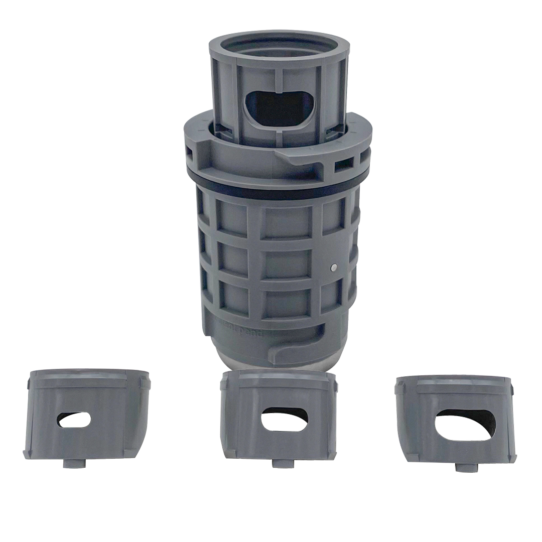 Blue Square Q360 Pop Up Head with Nozzles (Gray) | 011420GR