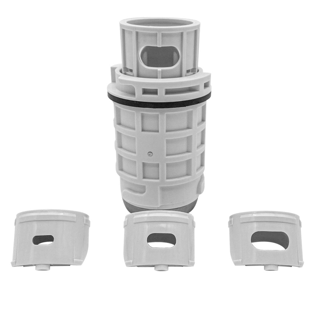 Blue Square Q360 Pop Up Head with Nozzles (White) | 011420WT