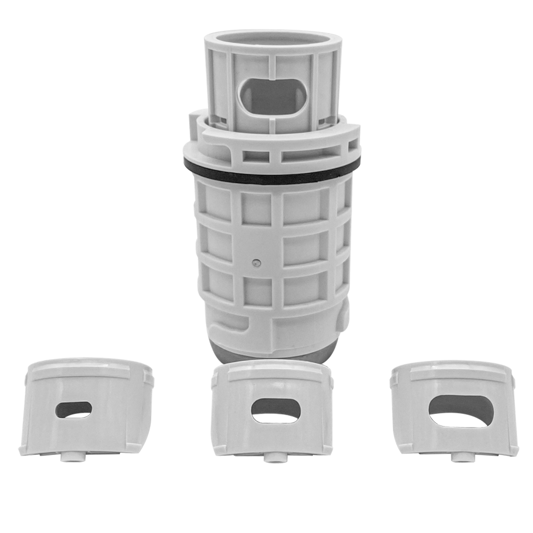 Blue Square Q360 Pop Up Head with Nozzles (White) | 011420WT