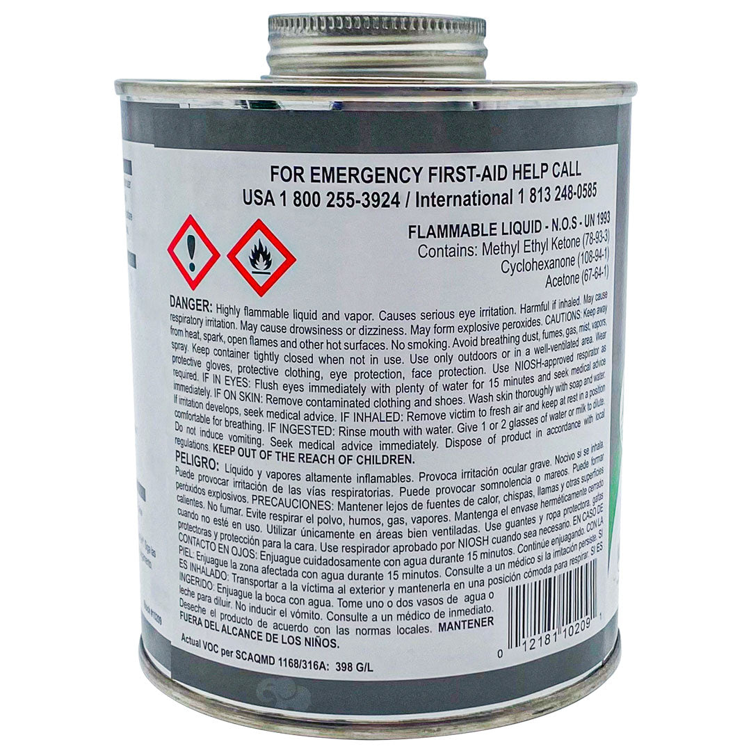 Weld-On Primer Clean 1 Quart – Low VOC Clear Primer | 10209