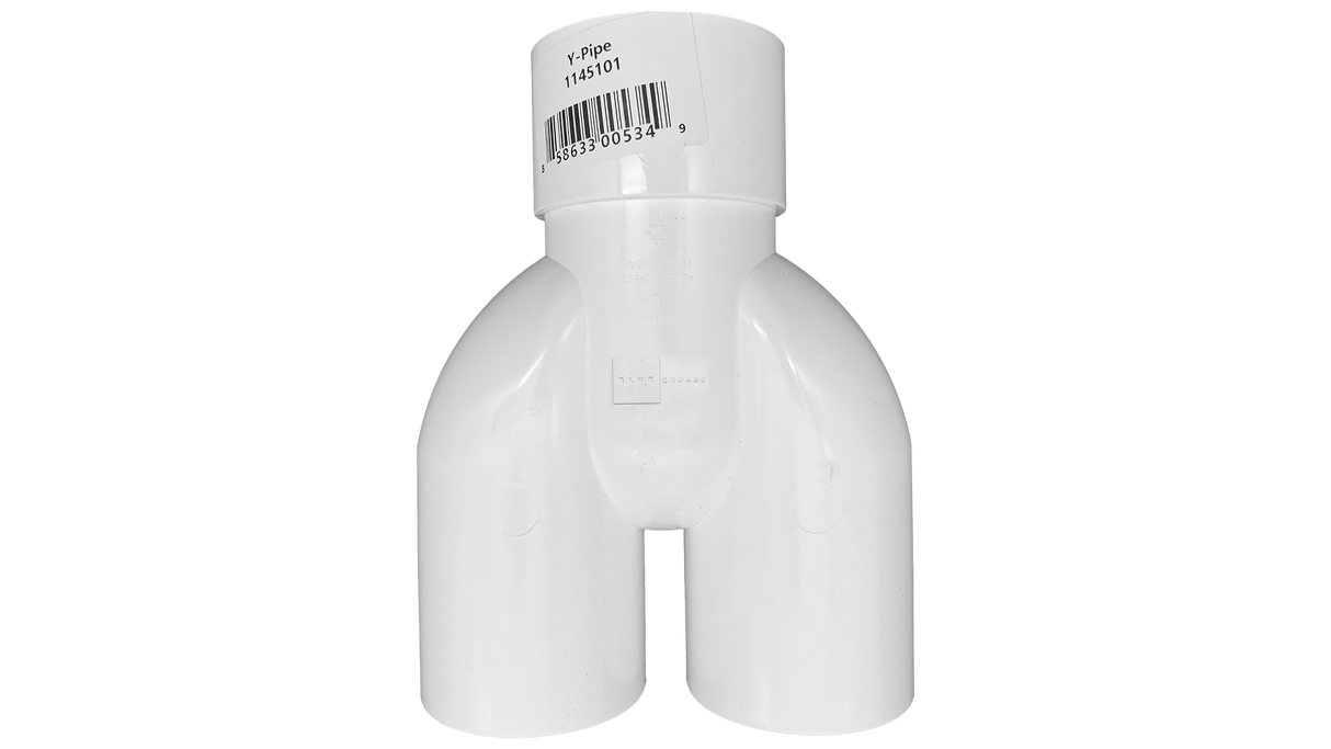 Blue Square Y-Pipe PVC Fitting | 1145101