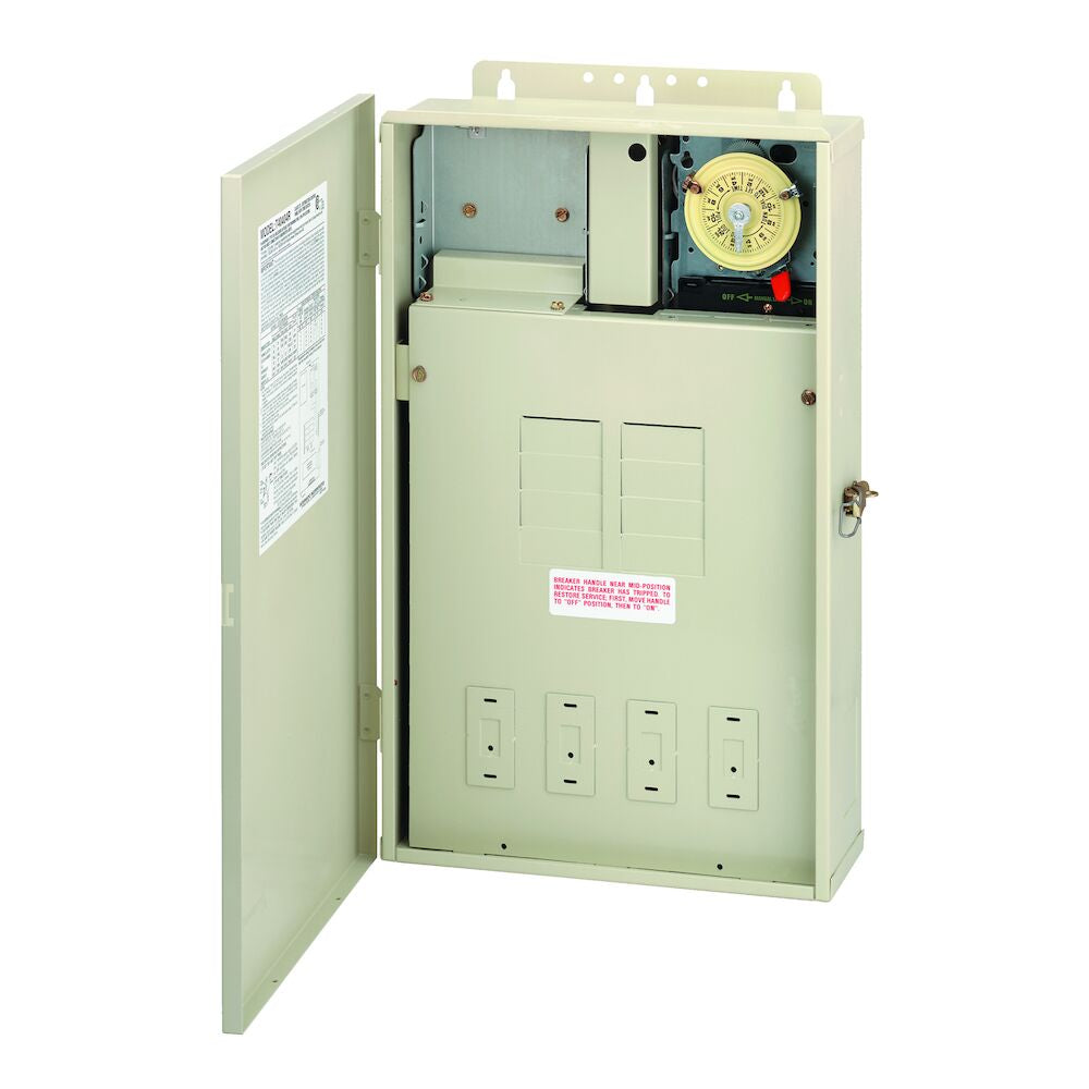Intermatic 125A Load Center with T104M Mechanism, 8-Breaker Spaces | T40004R