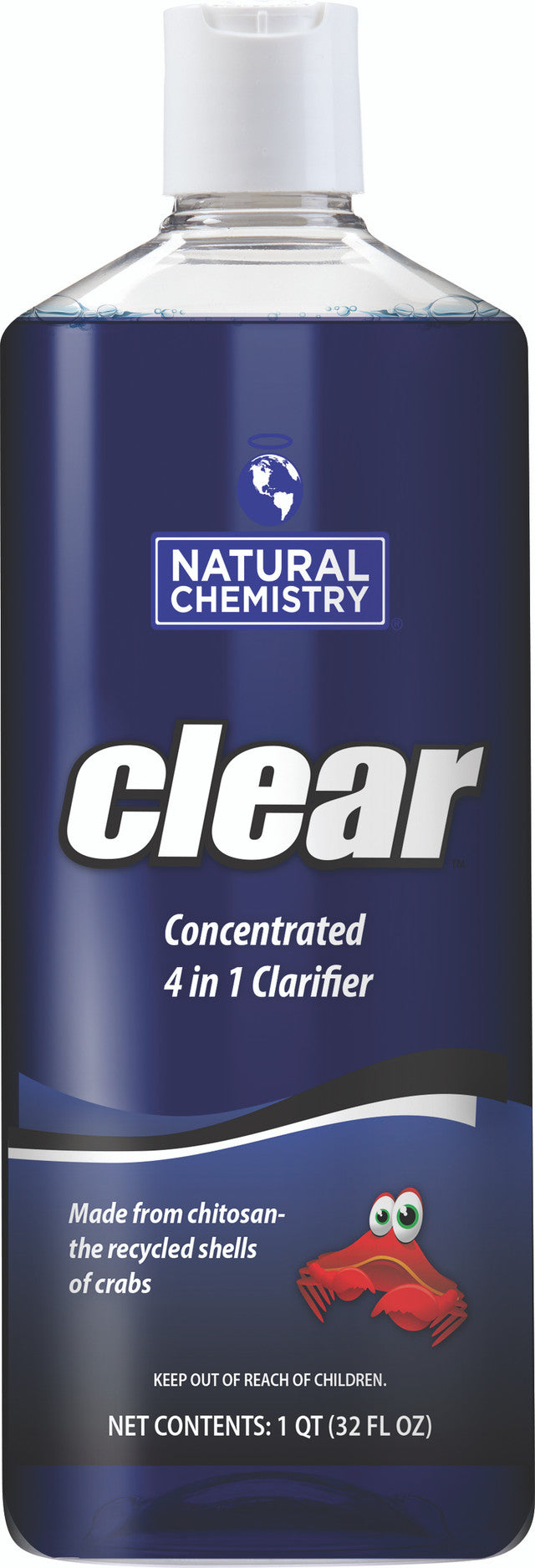 Natural Chemistry Clear 4-in-1 Chitosan Pool Clarifier 1 Qt | 13555NCM