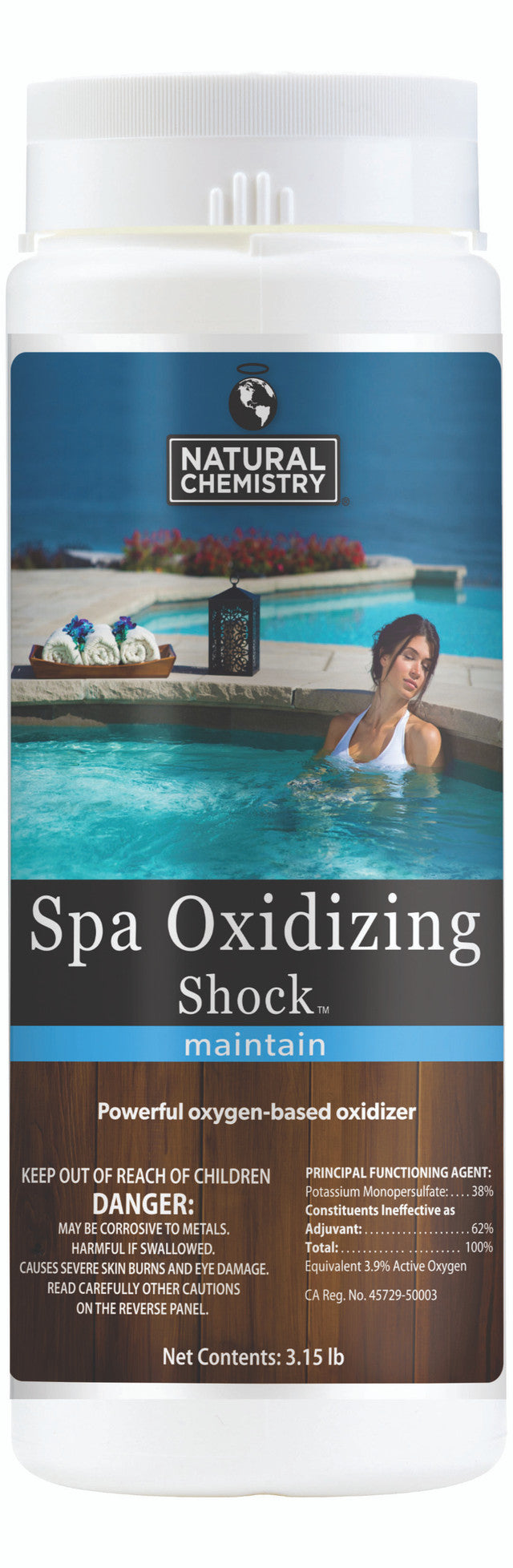 Natural Chemistry Spa Oxidizing Shock 3.15 lb Non-Chlorine Spa Shock | 14206NCM
