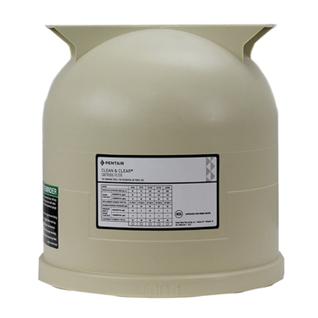 Almond Lid for Clean & Clear/Predator 75/150/200 Sq Ft Filters | 178561