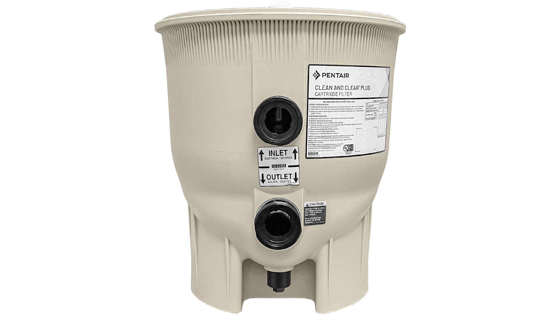 t.kysk75126331 Pentair Almond Bottom Tank Assembly for Clean & Clear Plus & Quad DE F