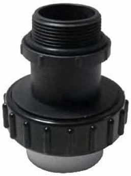 1.5" MPT x 2" Socket Black CPVC Hi-Temp Union || 21063-160-000