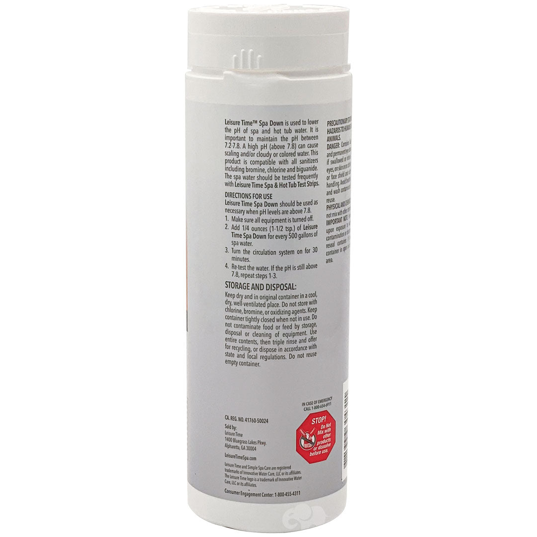 Leisure Time Spa Down | pH Decreaser for Spas