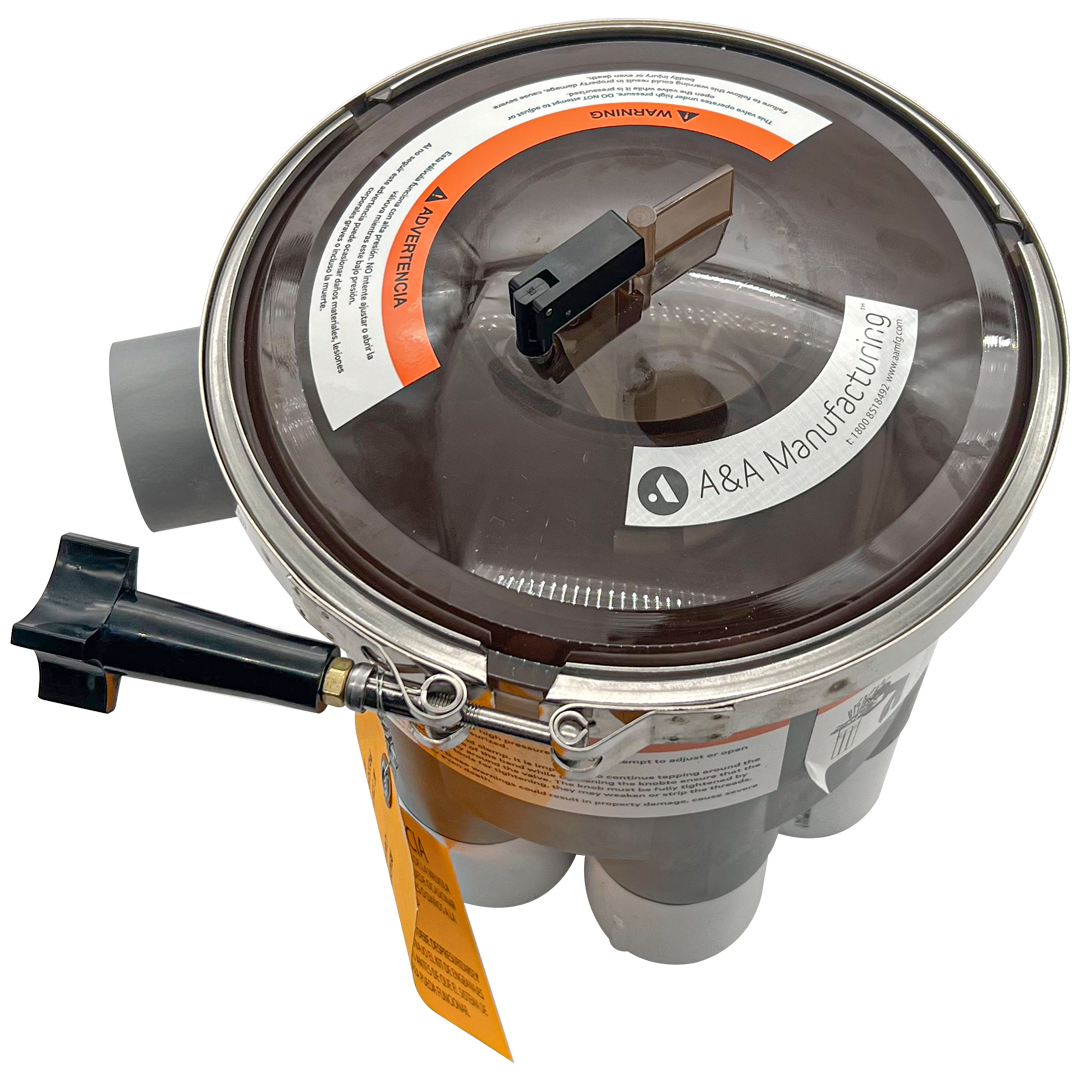 Low Profile 2" 6 Port Actuator T-Valve - Pentair In-Floor (A&A) | 224420