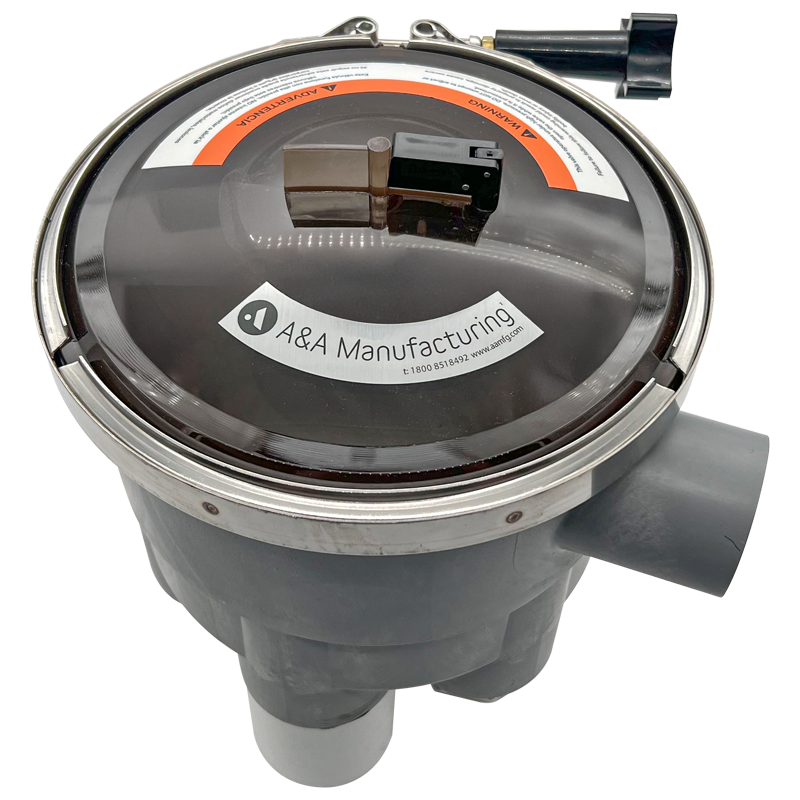 Low Profile 2" 3 Port Actuator T-Valve – Pentair In-Floor (A&A) | 224700