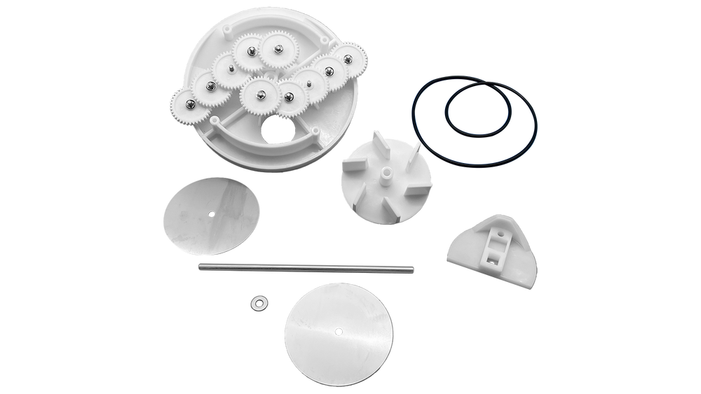 1.5" Low Profile Complete 6 Port T-Valve Rebuild Gear Kit - Pentair In-Floor(A&A) | 230148