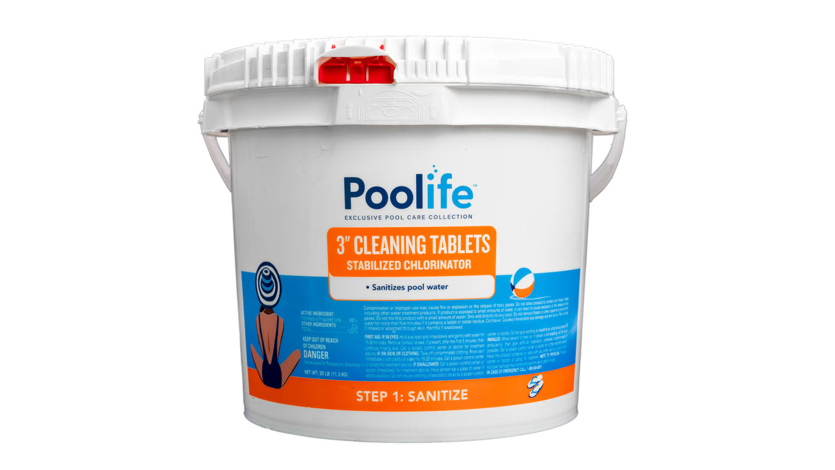 Poolife 3" Cleaning Tablets | 25 LBS (42116)