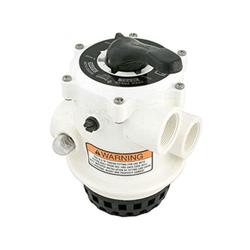 Pentair 1‑1/2″ 6‑Way TA (V‑Thread) Multiport Valve, White | 261124