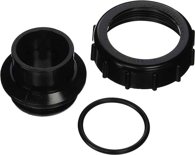 Pentair 1.5″ × 2″ Clean & Clear Plus Black Valve Adapter Kit | 270004