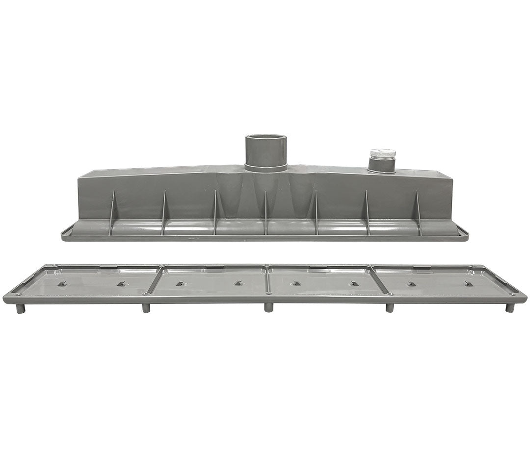 AVSC Single Pebble Top Channel Drain Light Gray - Pentair In-Floor(A&A) | 288102