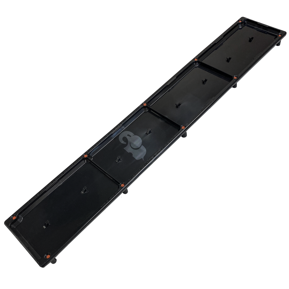 AVSC Dual Pebble Top Channel Drain Black - Pentair In-Floor(A&A) | 289104
