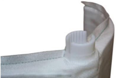 Hayward DEX6000DS short filter element with pleated fabric and plastic collar