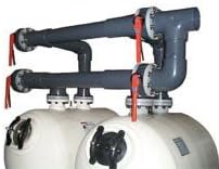 Pentair THS Single Tank 6" Face Piping Kit with Diaphragm Valves | 155701