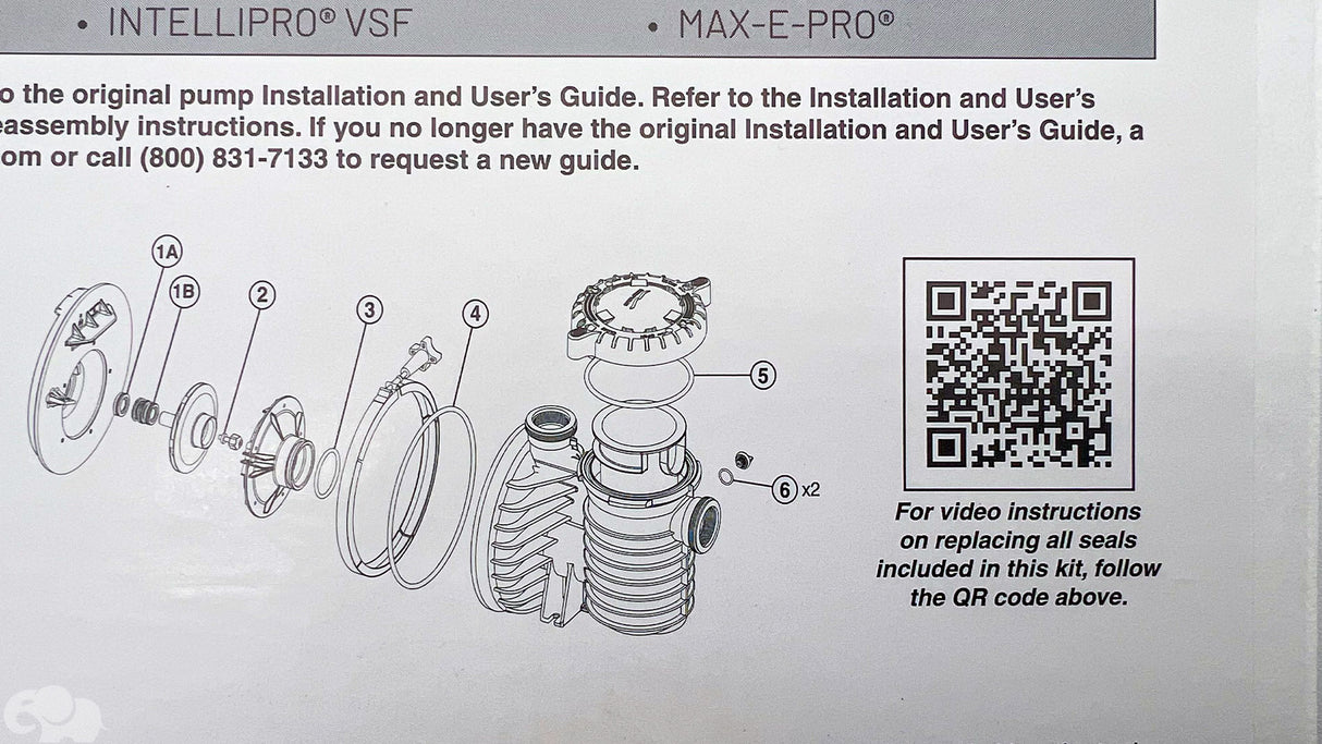 Pentair Seal Set for Max-E-Pro/ IntelliPro | 356196