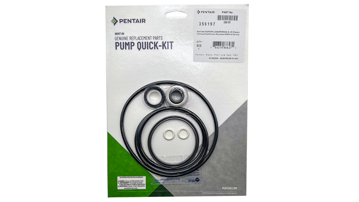 Pentair Seal Kit for SuperFlo/ SuperMax | 356197