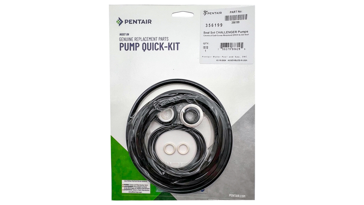Pentair Pump Seal Kit for Challenger Pump | 356199