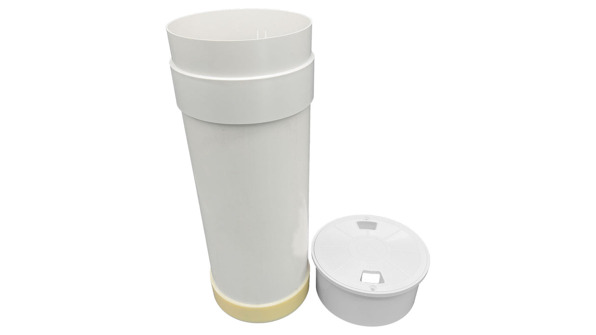 QuikDekClor White Complete W/ Foam Pool Side Chlorine Feeder - Pentair In-Floor(A&A) | 385001