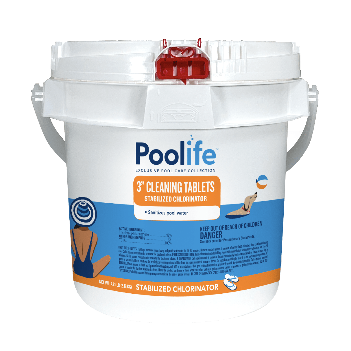 Poolife 3" Cleaning Tablets | 25 LBS (42116)