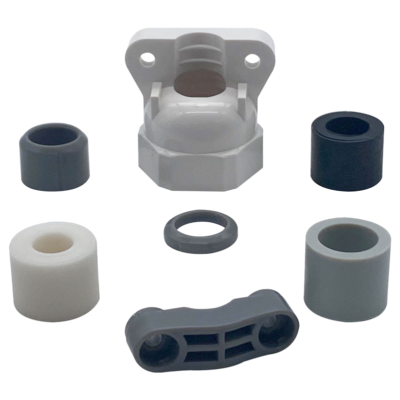 Blue Square Vivid 360 pool/spa retro plug kit with assorted gray and white mounting pieces
