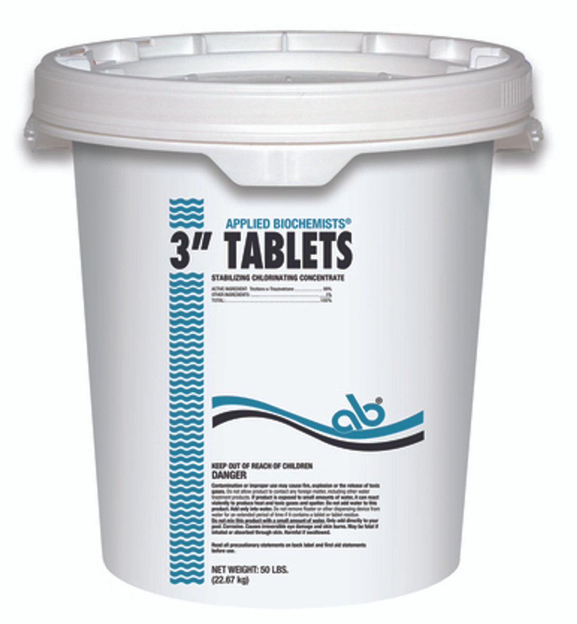 Applied Biochemists 3" Chlorine Tablets | 40631A | 50 lb