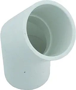 Lasco 2.5" White 45 Degree Elbow Socket SCH 40 PVC