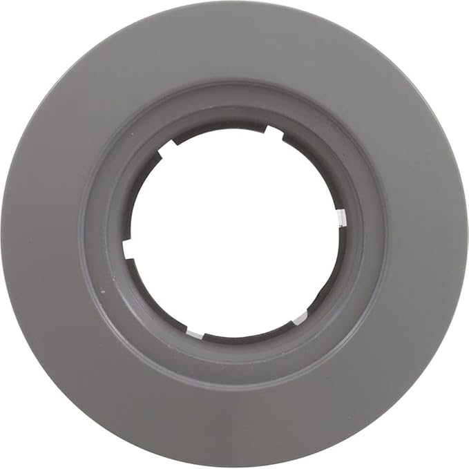 1-1/2" Socket x 2" Spigot Gray Fiberglass Wall Fitting with Nut and Gasket || 25523-501-100