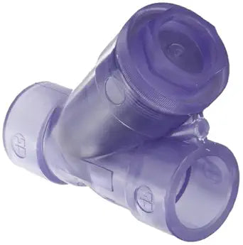 Hayward 1-1/2″ Clear PVC True-Union Y-Strainer, Socket | SKU YS00150SU