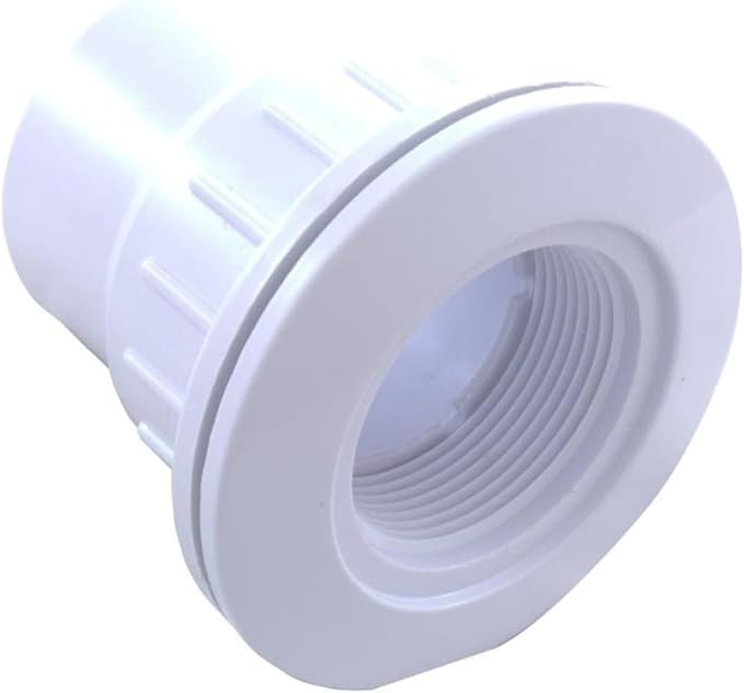 2" Socket x 2" Spigot Gray Fiberglass Wall Fitting and 3/4" Eyeball || 25523-601-200