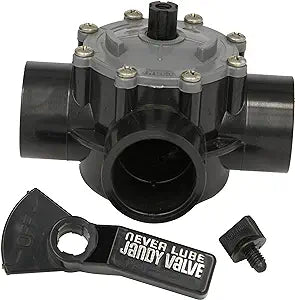 Jandy Never Lube® 3-Port Valve – 1.5"–2" Positive Seal Diverter Valve, Internal/External Port Fit | 4945