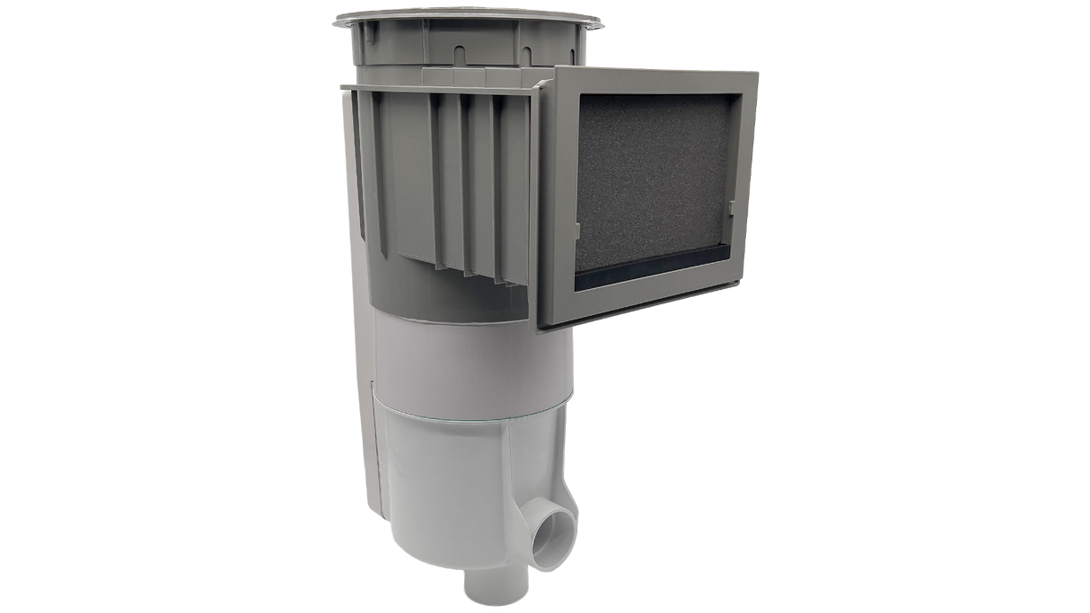 QuikSkim Ultra with Protecta Foam (Gray Body)(Gray Ring Lid) - Pentair In-Floor(A&A) | 507302