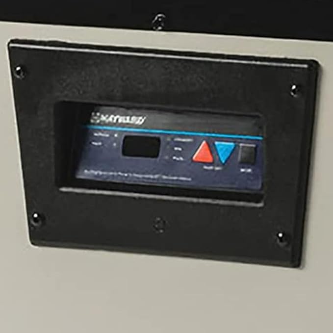 Hayward H-Series heater control panel with digital display and temperature adjustment buttons