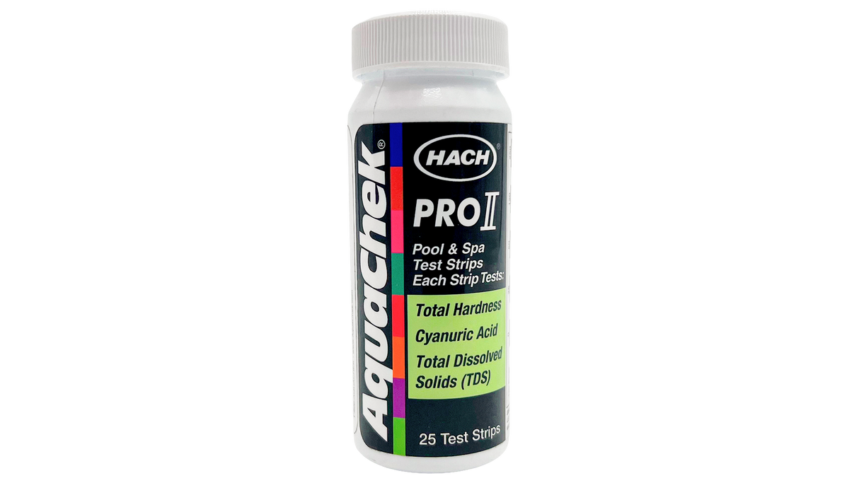 Aquachek Pro II 4-in-1 Test Strips 25 Count | 512084
