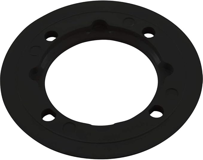 3.5" Black Inlet Faceplate Cover with Screw Holes || 25545-004-000