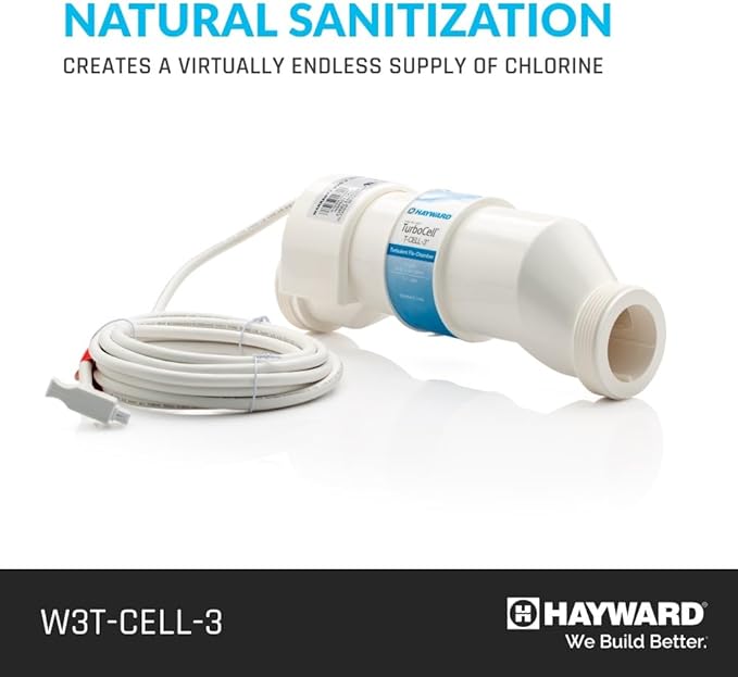 Hayward TurboCell Salt Chlorination Cell 15K Gallon with 15 ft. Cord | W3T-CELL-3