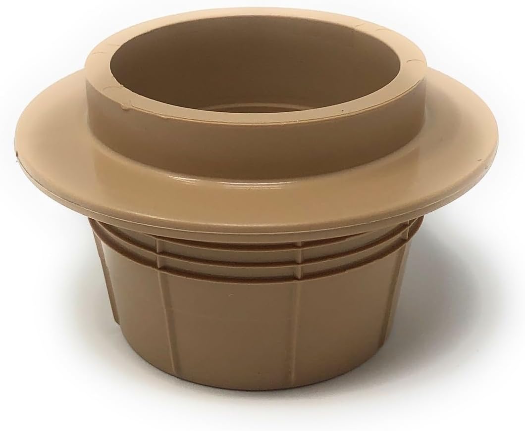 Caretaker Tan Cleaning Head with 2 1/2" Collar and Cap || 5-9-581A