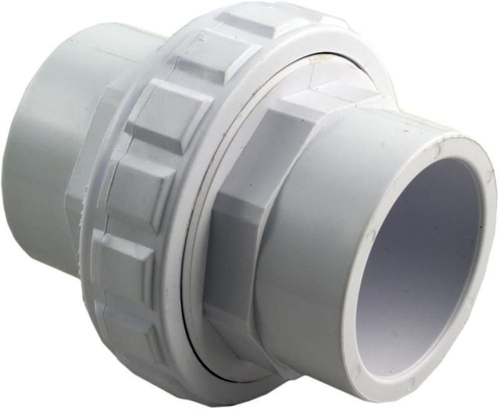 1.5" Socket White PVC Flush Union || 21053-150-000