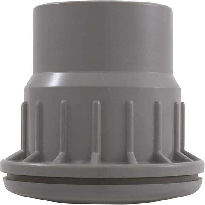 1-1/2" Socket x 2" Spigot Gray Fiberglass Wall Fitting and Flush Eyeball || 25523-701-000