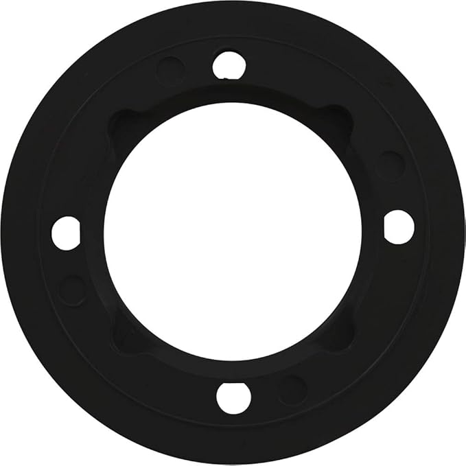 3.5" Black Inlet Faceplate Cover with Screw Holes || 25545-004-000